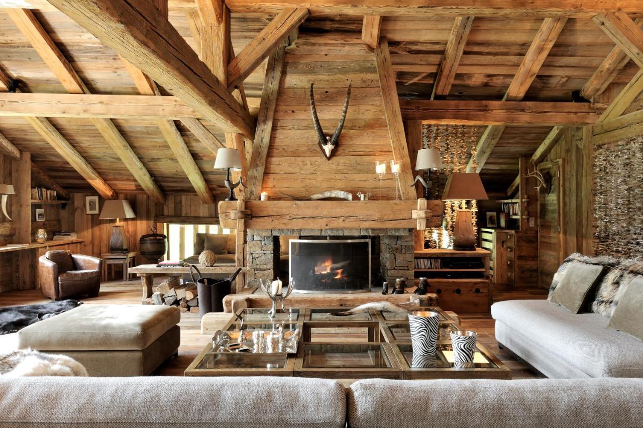 Chalet Javen - 520M2 Avec Piscine Chauffee Et Home Cinema Megève Buitenkant foto