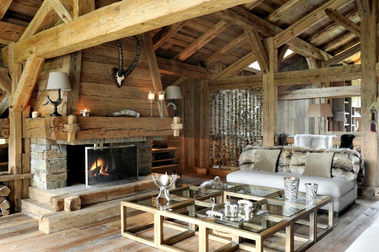 Chalet Javen - 520M2 Avec Piscine Chauffee Et Home Cinema Megève Buitenkant foto
