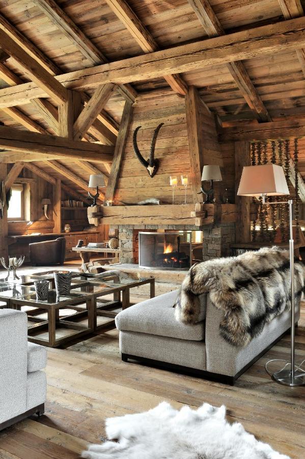 Chalet Javen - 520M2 Avec Piscine Chauffee Et Home Cinema Megève Buitenkant foto